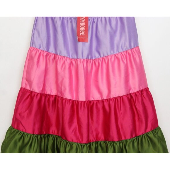 NEW 2010 Gymboree Fairy Fashionable Tiered Satin Skirt 10 Shirred Elastic Waist - Picture 3 of 8